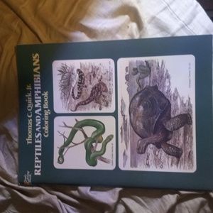 Reptiles and amphibians coloring book